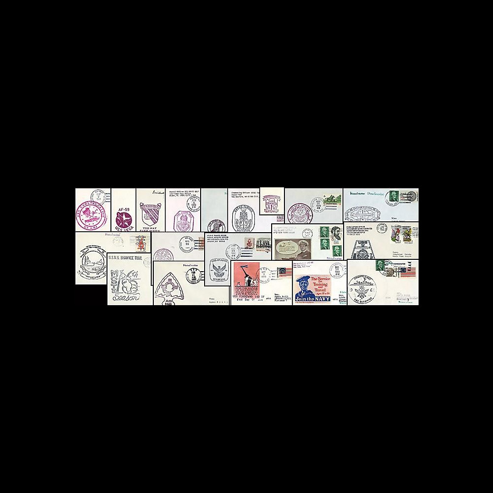 91NAV-US20 : 1960-80 - 20 plis 'US NAVY' - Marine américaine 91NAV-US20 : 1960-80 - 20 plis 'US NAVY' - Marine américaine