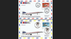 CO-RET40-41 : 2009 : 2 FDC '40 ans 1er vol Concorde 001' - Toulouse