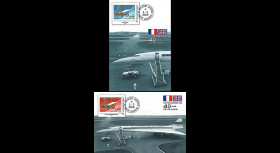 CO-RET40-41C : 2009 : 2 CM '40 ans 1er vol Concorde 001' - Toulouse