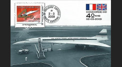 CO-RET40C : 2009 : CM '40 ans 1er vol Concorde 001' - Lettre prio 20g