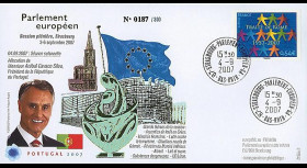 PE542 : 2007 - FDC Parlement européen 'Discours Pdt portugais M. Silva'