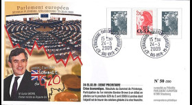 PE574 : 2009 - FDC Session PE 'M. Gordon Brown