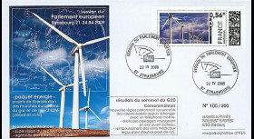 PE575 : 2009 - FDC Session Parlement européen 'Paquet énergie'