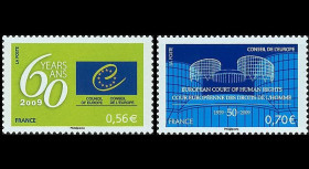 CE60-PJ-NF : 2009 - Timbres de service du Conseil de l'Europe