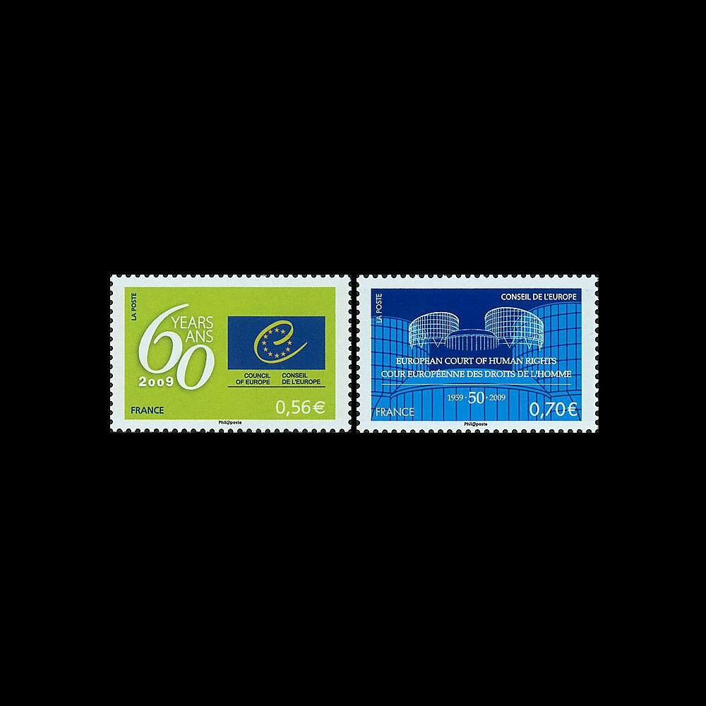 CE60-PJ-NF : 2009 - Timbres de service du Conseil de l'Europe