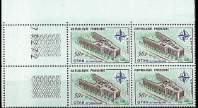 OTAN14B4 : 1959 - Bloc France 'Inauguration siège de l'OTAN à Paris'