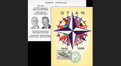 OTAN14-5 : 1959 - CM France '10 ans OTAN - de Gaulle / Eisenhower'