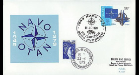 OTAN29-T2 : 1979 - FDC 1er Jour Belgique '30 ans OTAN' - Evergem