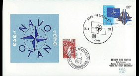 OTAN29-T4 : 1979 - FDC 1er Jour Belgique '30 ans OTAN' - Florennes