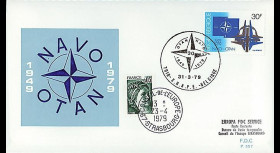 OTAN29-T5 : 1979 - FDC 1er Jour Belgique '30 ans OTAN' - Bruxelles S.H.A.P.E.
