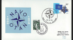 OTAN29-T5 : 1979 - FDC 1er Jour Belgique '30 ans OTAN' - Bruxelles S.H.A.P.E.