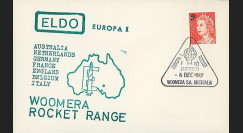ELDO 4 : 1967 - FDC Woomera 'Fusée Europa I vol F6/2'