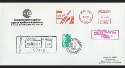 AR 10LA : 1981 - Env. ESA Kourou 'Ariane L04 - sat. MARECS-A & THÉSÉE'