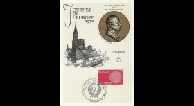 RD52a : 1970 - Carte 'Journée de l'Europe - 20e anniversaire Plan Schuman'