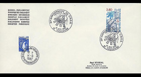 AR 12LA : 1982 - Env. entête PE 1er Jour Toulouse '20 ans CNES'