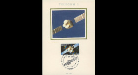 AR 21LC : 1984 - Carte postale 1er Jour TP France 'Télécom 1'