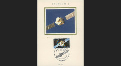 AR 21LC : 1984 - Carte postale 1er Jour TP France 'Télécom 1'
