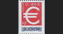 YT3214 : 1999 - TP France double faciale 'lancement de l'EURO'
