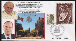 PAP1 type4 : 1988 Entretien Jean-Paul II - Mitterrand
