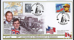 DEB09-4 : 2009 - FDC '65 ans D-Day - prince Charles et G. Brown'