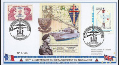 DEB09-7A : 2009 - FDC '65 ans D-Day - Hommage au Commando Kieffer'
