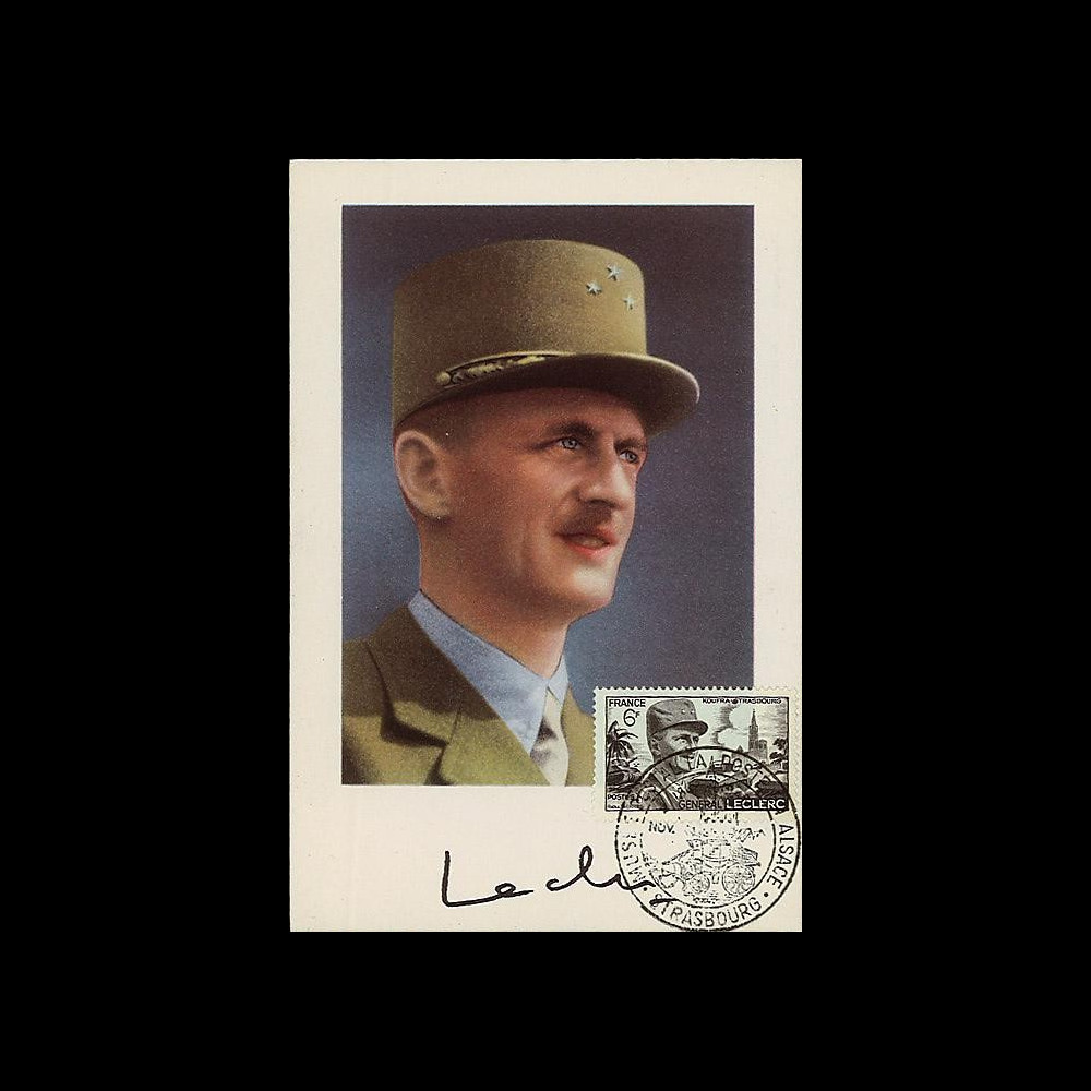 W2-FR815-A3 : 1948 - CM Leclerc 'Musée de la Poste' Strasbourg