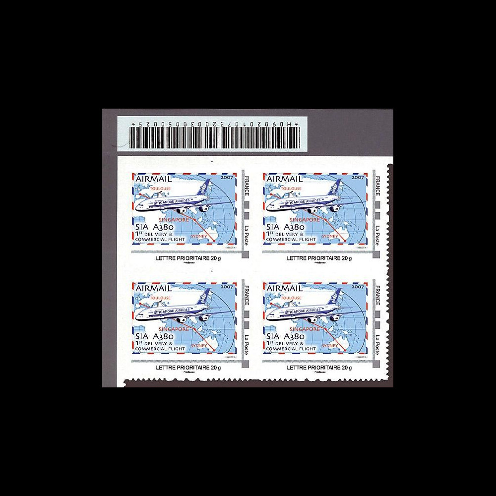 A380-79B4 : 2009 - Bloc 4 TPP 'A380 singapore Airlines - 1er vol commercial' Prio 20g