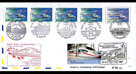 PE539-3 : 2007 - Mise en service du TGV Est Européen - Allemagne