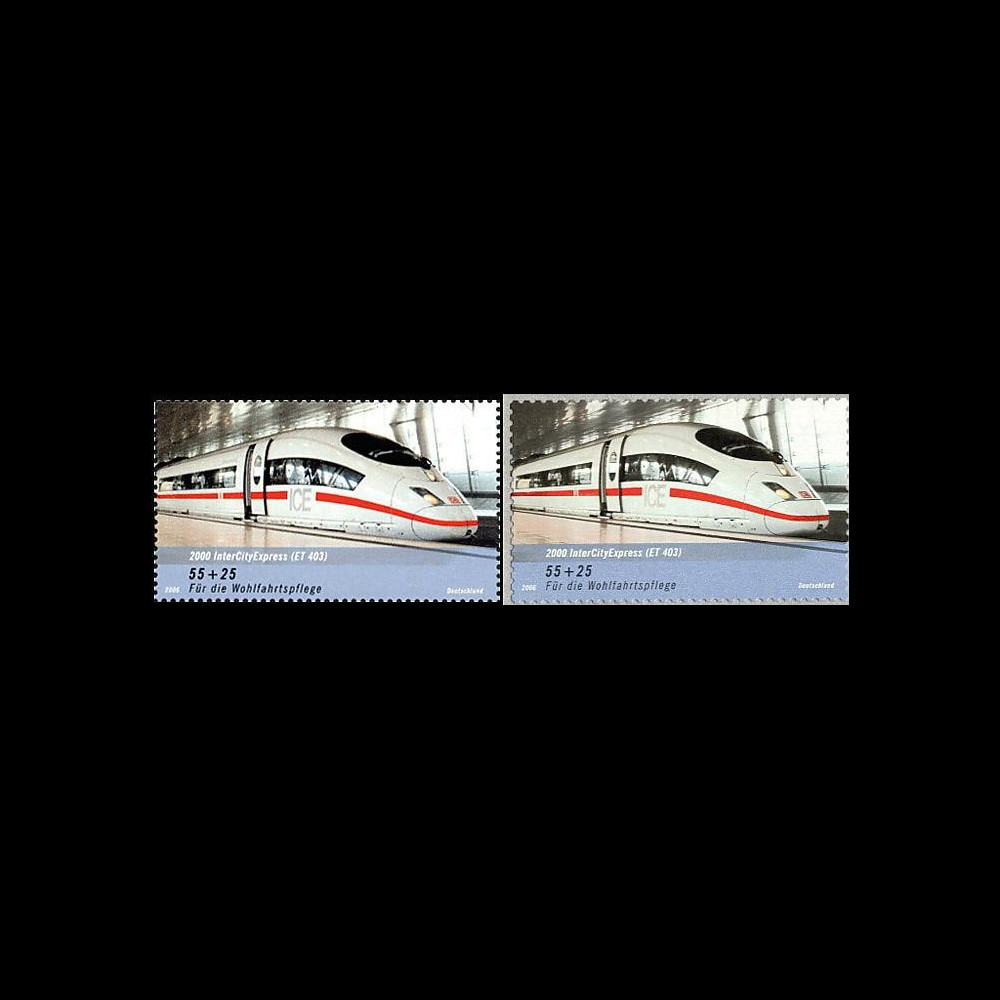 PE539-AN : 2007 - Timbres ICE 3 - Allemagne PE539-AN : 2007 - Timbres ICE 3 - Allemagne