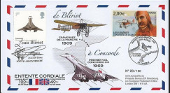 BLE09-3 : 2009 - Pli 'de Blériot à Concorde' France (Cambrai) - GB