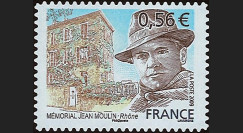 MOUL09-2N : 2009 - TP 'Mémorial Jean Moulin' Adhésif