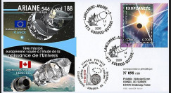 V188L-T2 : 2009 - FDC Kourou Vol 188 Ariane 546 - sat. Planck & Herschel