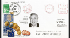 PE446 : 2002 - FDC PE "Election du Président du Parlement Européen
