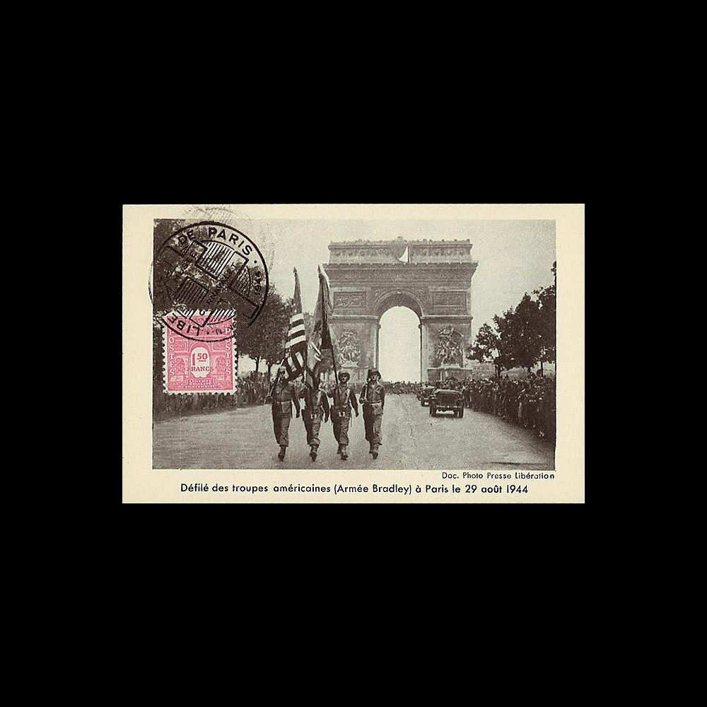 W2-FR625-F1 : 1944 - CM 'Libération de Paris' TP YT 625
