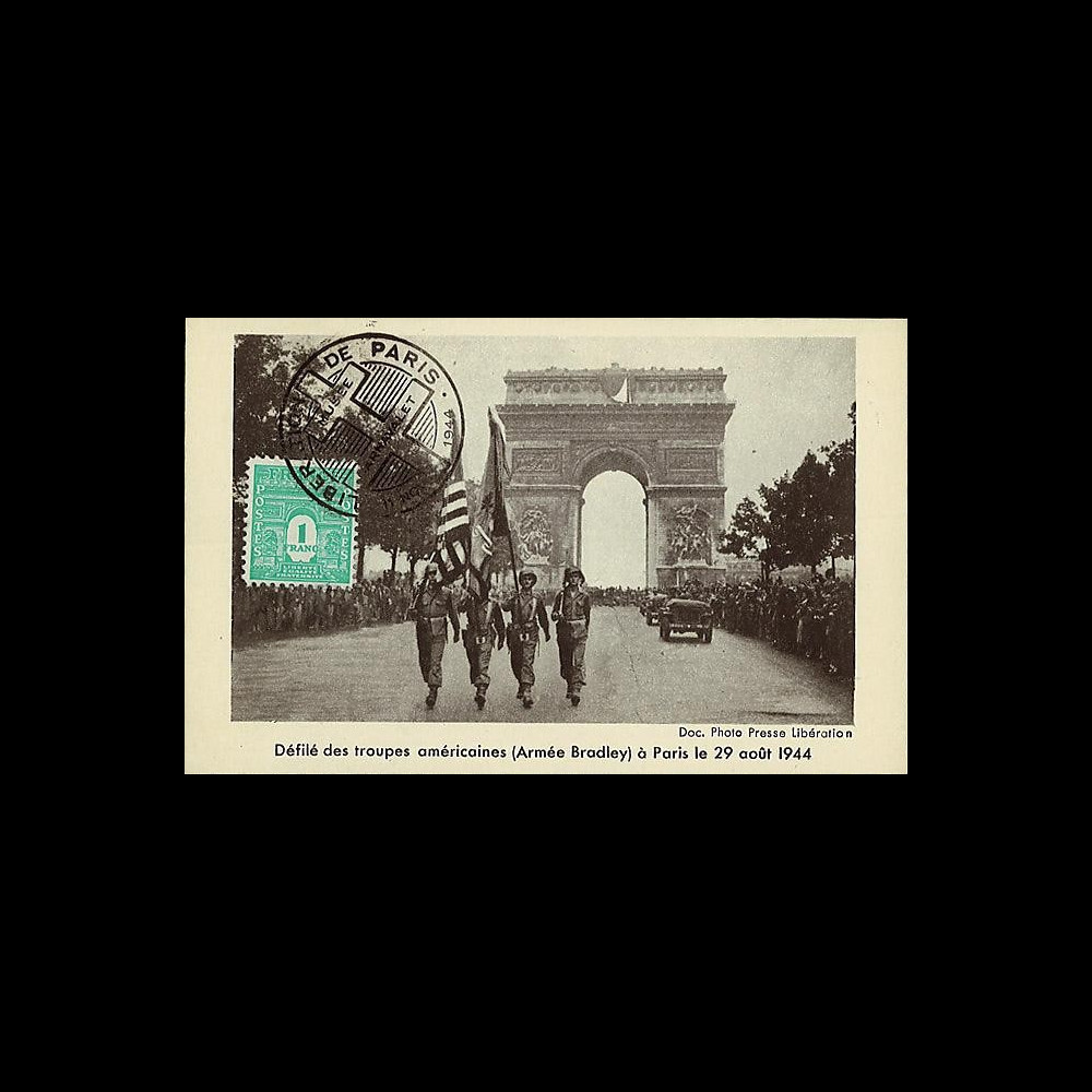 W2-FR624-C1 : 1944 - CM 'Libération de Paris' TP YT 624