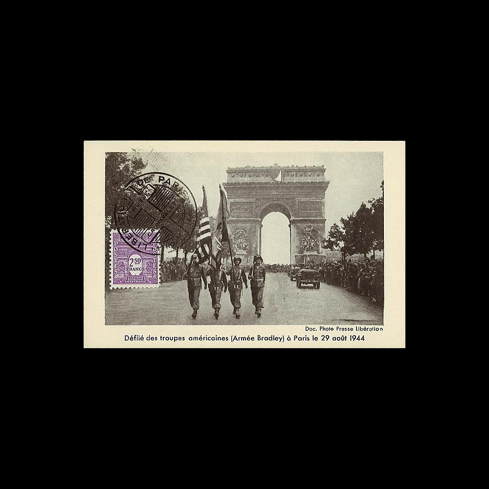 W2-FR626-C1 : 1944 - CM 'Libération de Paris' TP YT 626