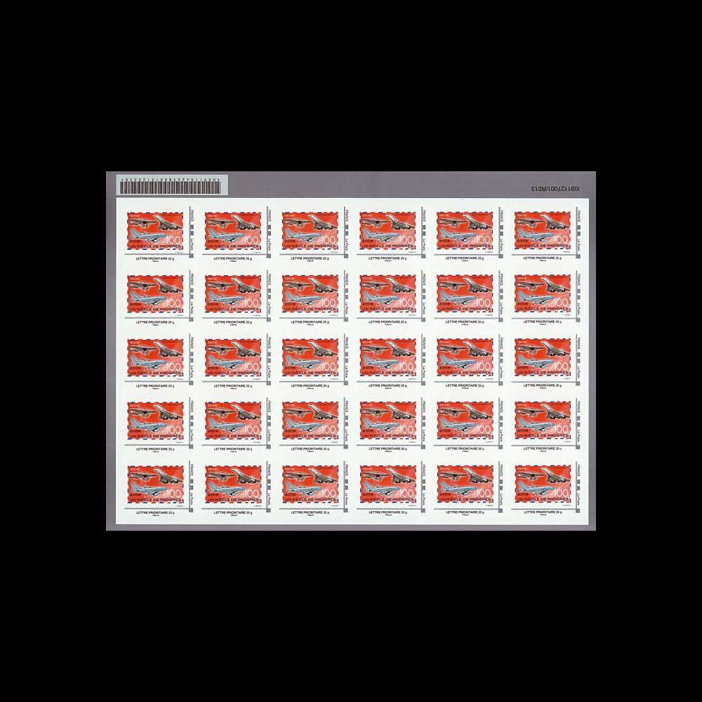 A380-85P1 : 2009 - Planche 'Un Siècle de Progrès' - Prio 20g IDTimbre