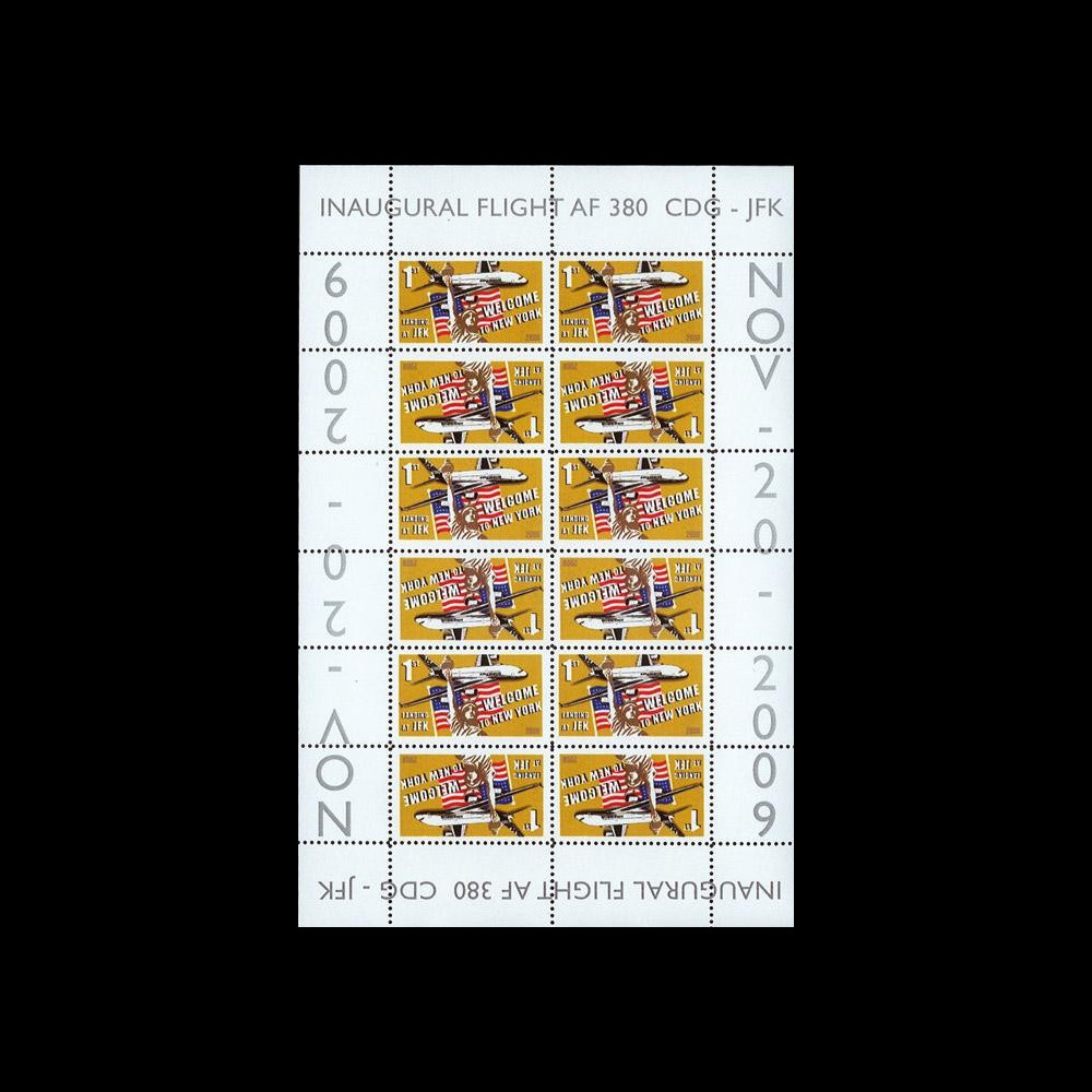 A380-87V : 2009 - Vignettes 'A380 Welcome to New York'