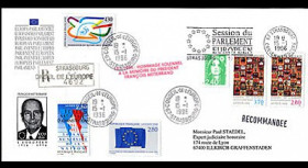 PE317a : 1996 - Hommage à la mémoire de François Mitterrand RECO