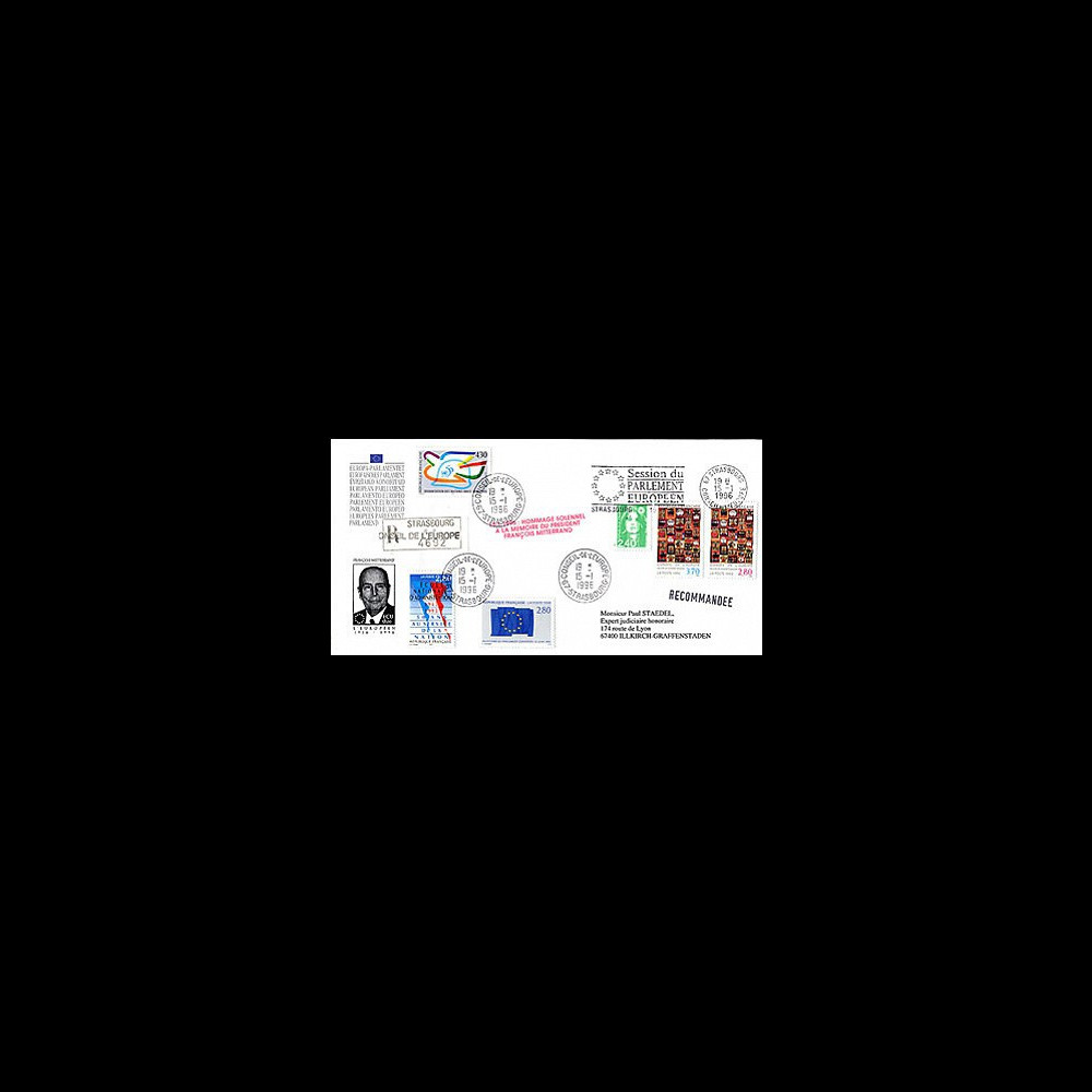 PE317a : 1996 - Hommage à la mémoire de François Mitterrand RECO