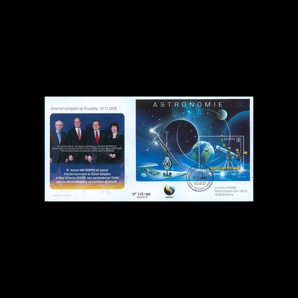 BR105 : 2009 - FDC Bruxelles "M. Van Rompuy
