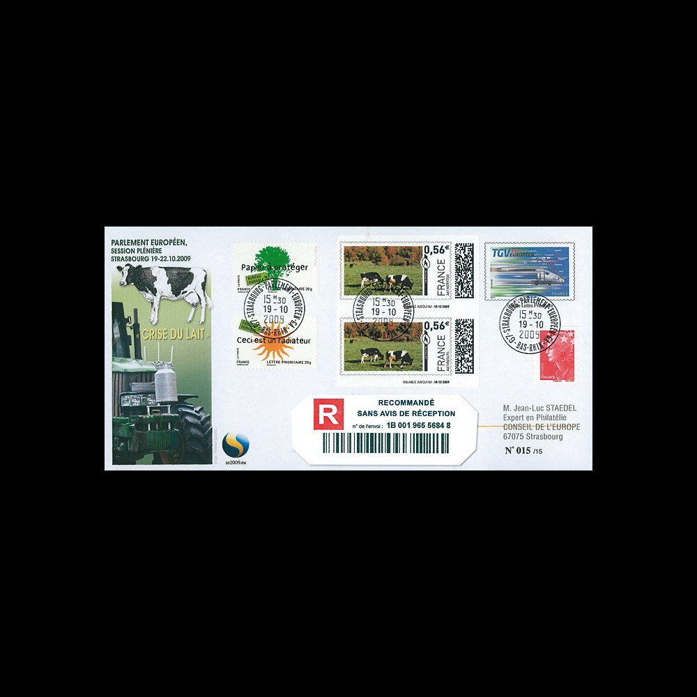 PE579a : 2009 - PAP RECO Session Parlement européen 'Crise du lait'