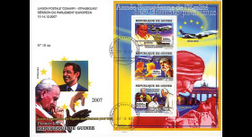 A380-93 : 2007 - FDC Rép. de Guinée 1er Jour du bloc "A380