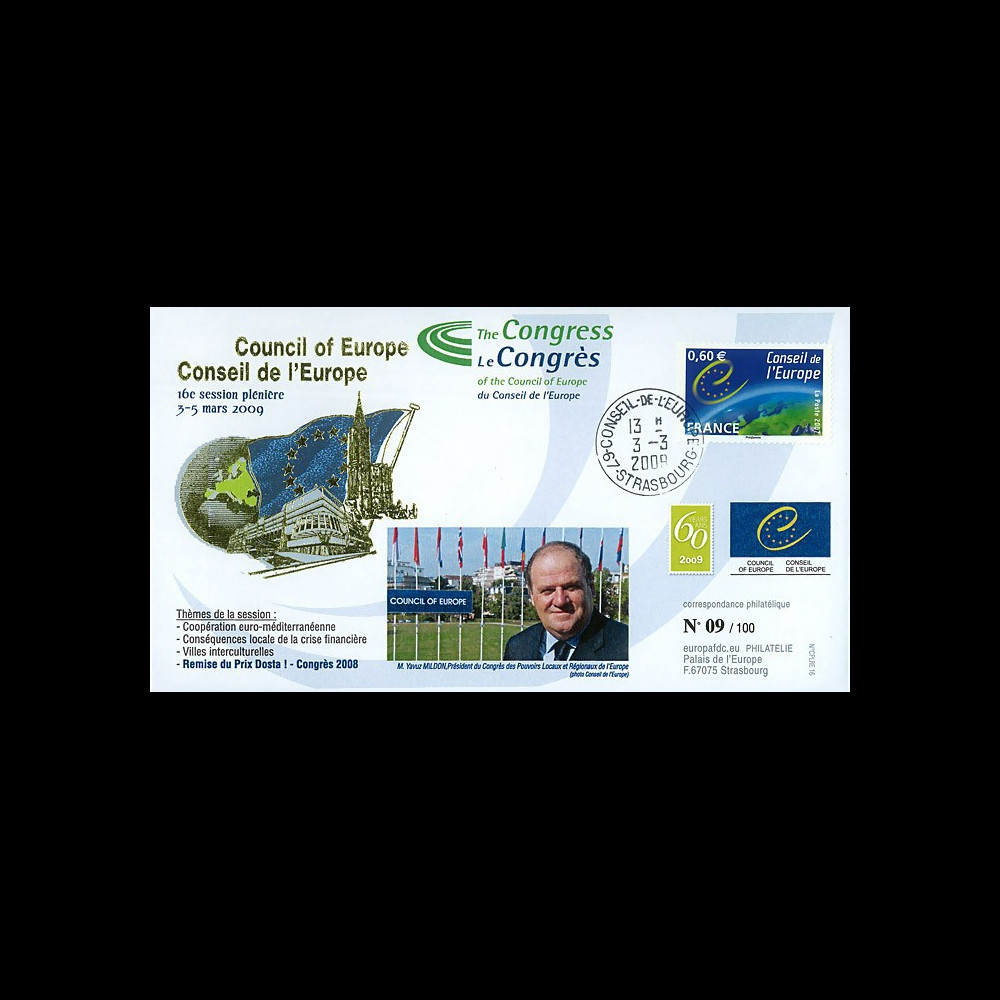 CPLRE16 : 2009 - 16e session du Congrès des Pouvoirs Locaux - Prix Dosta