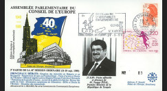 CE41-III type1 : 1989 - Session du CE Visite officielle du 1er Ministre de Turquie