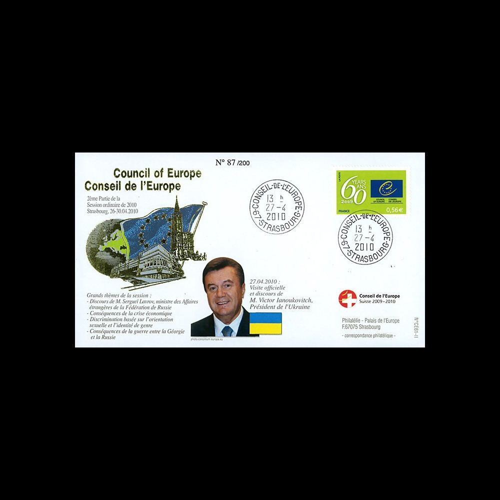 CE61-II : 2010 - Session du CE - Discours de M. Ianoukovitch