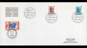 PE116Aa : 1986 - Env. de service PE 1er Jour du TP du Luxembourg 'Schuman'