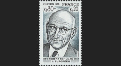 FE29 : 1975 - Timbre-poste France 'Robert Schuman