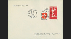 AP6 : 1959 - Env. de service PE '6e session de la présidence de Schuman'