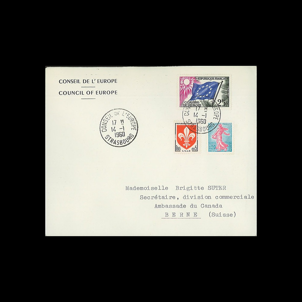 AP11c : 1960 - Env. de service CE '11e session de la présidence de Schuman' AP11c : 1960 - Env. de service CE '11e session de la présidence de Schuman'